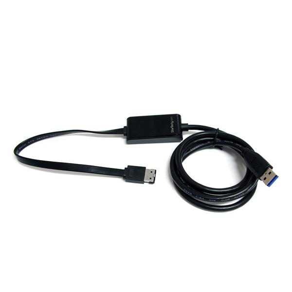 StarTech.com Cable USB 3.0 A - eSATA, 1.3 Metros, Negro
