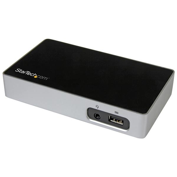 StarTech.com Docking Station HDMI a USB 3.0 para Laptops, Negro/Plata