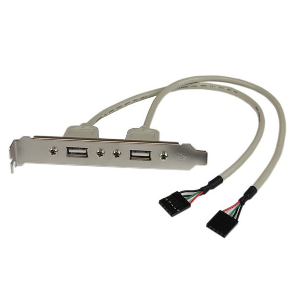 StarTech.com Adaptador de Placa USB A Hembra de 2 Puertos