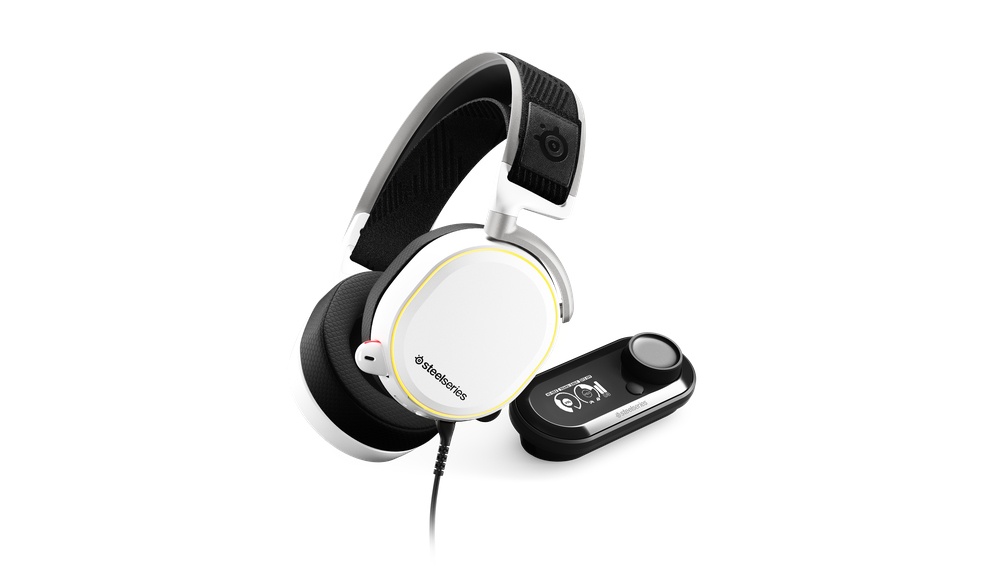 SteelSeries Audífonos Gamer Arctis Pro + GameDAC, Alámbrico, 3.5mm, Blanco