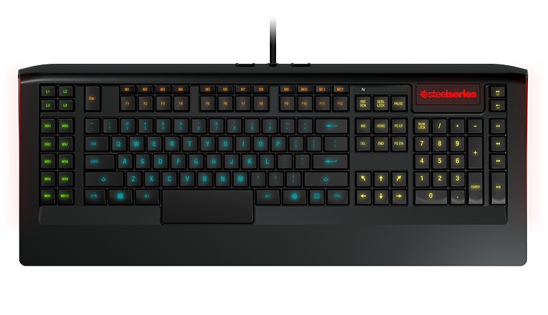 Teclado Gamer SteelSeries Apex, USB, Negro (Inglés)