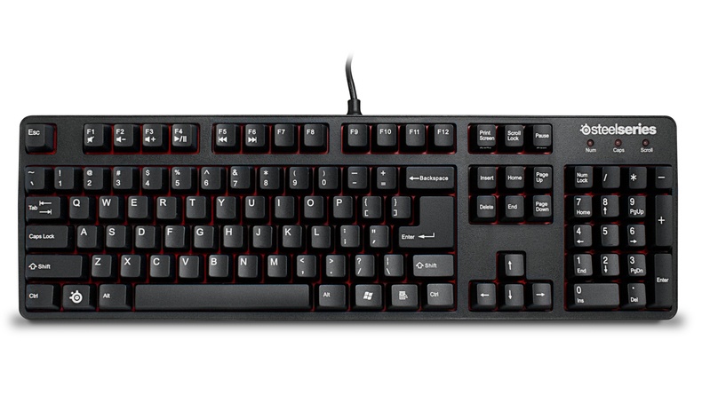 Teclado Steelseries 6GV2 Red Switch, USB, Negro