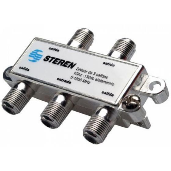Steren Divisor de 4 Salidas 202-204, RFI, Plata