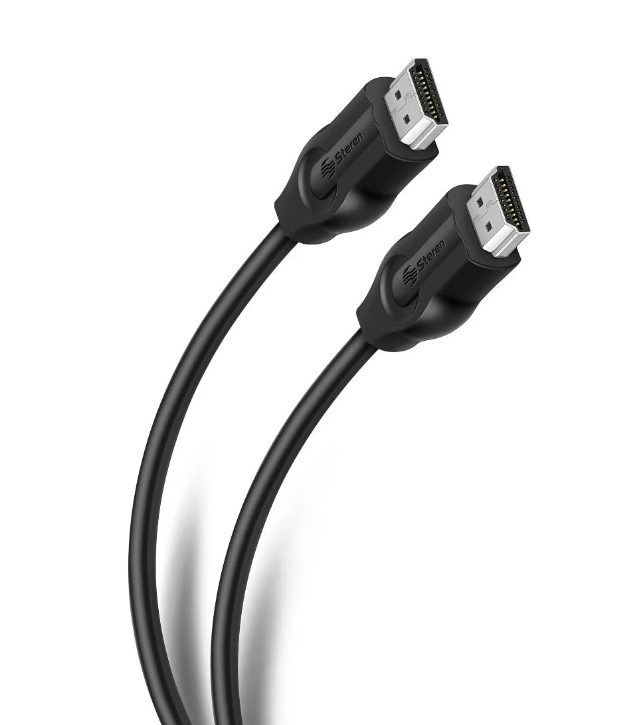 Steren Cable con Conectores Niquelados HDMI Macho - HDMI Macho, 1080p, 1.8 Metros, Negro