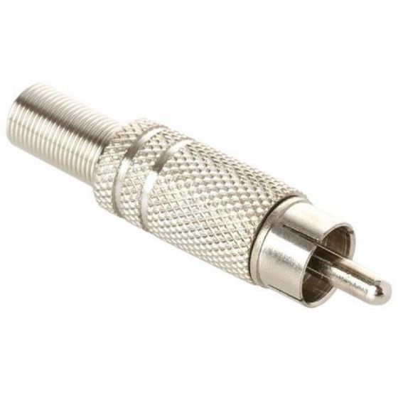 Steren Conector RCA Macho, Plata