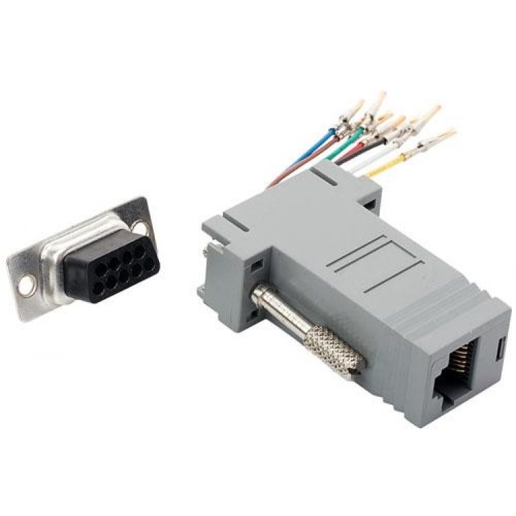 Compra Steren Adaptador Serial DB9 Hembra RJ45 Hembra, Gris, 504219