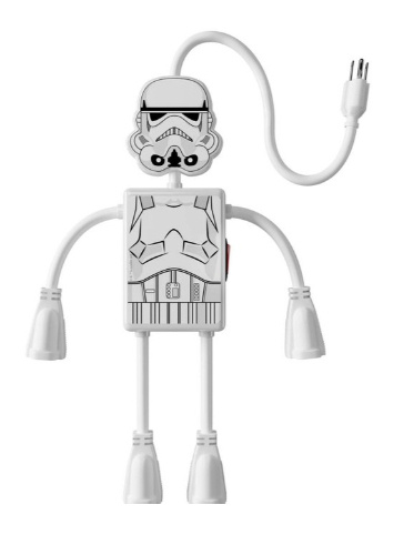 Steren Multicontacto Tropper, 4 Salidas, 125V, 15A, 30cm