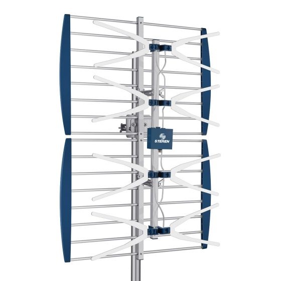 Steren Antena para Televisión ANT-XTREME, Exterior, UHF, Aluminio/Azul