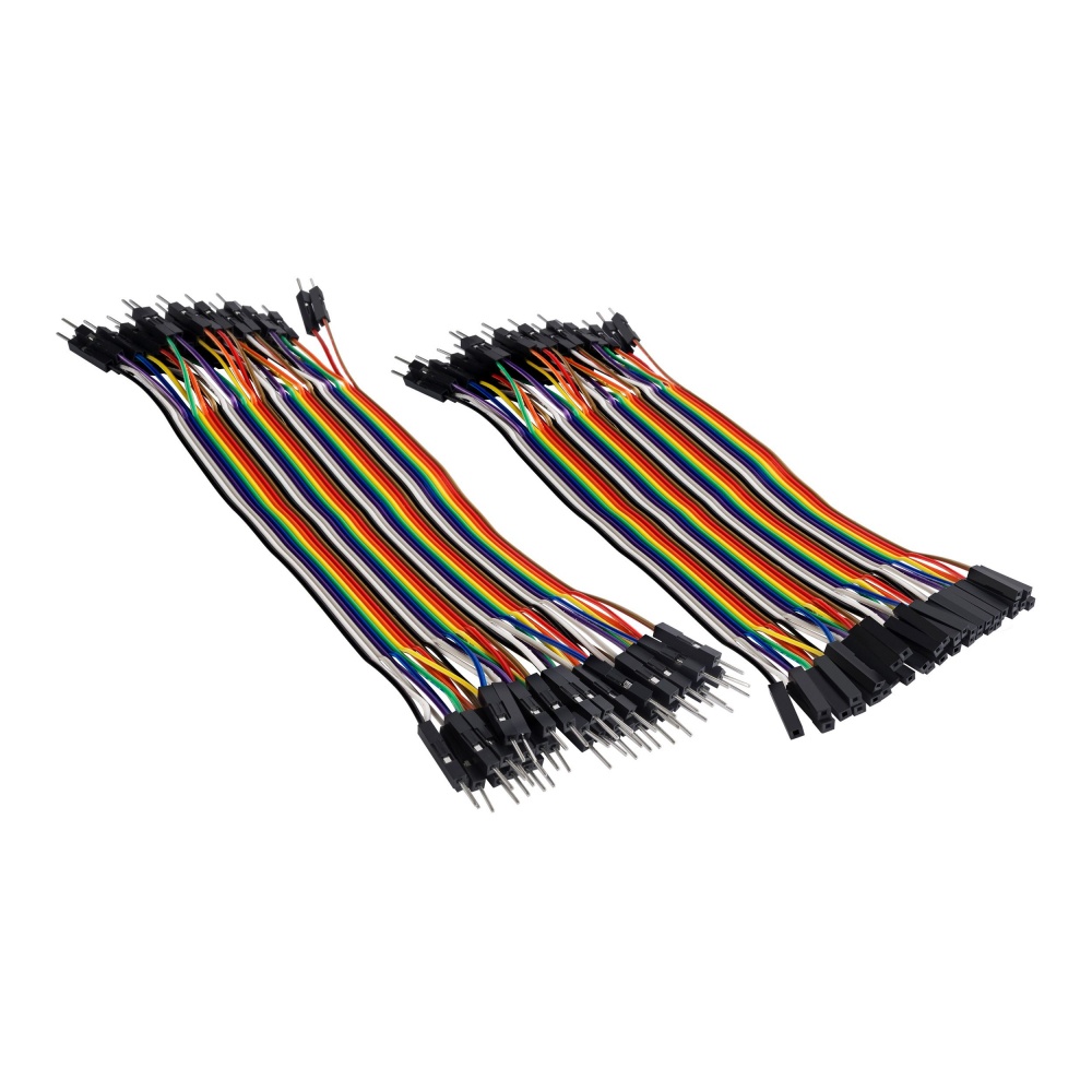 Steren Juego 80 Cables TIpo Dupont para Placas de Desarrollo, 15cm, Multicolor