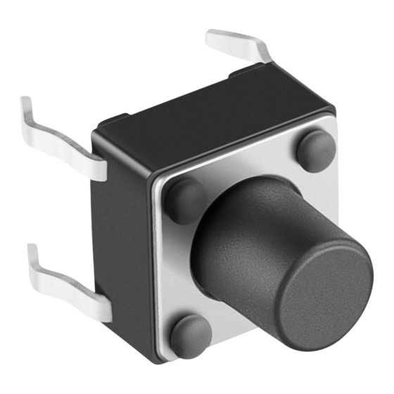 Steren Botón Pulsador AU-1010, 2 Polos, 1 Tiro, 50 mA, 12V