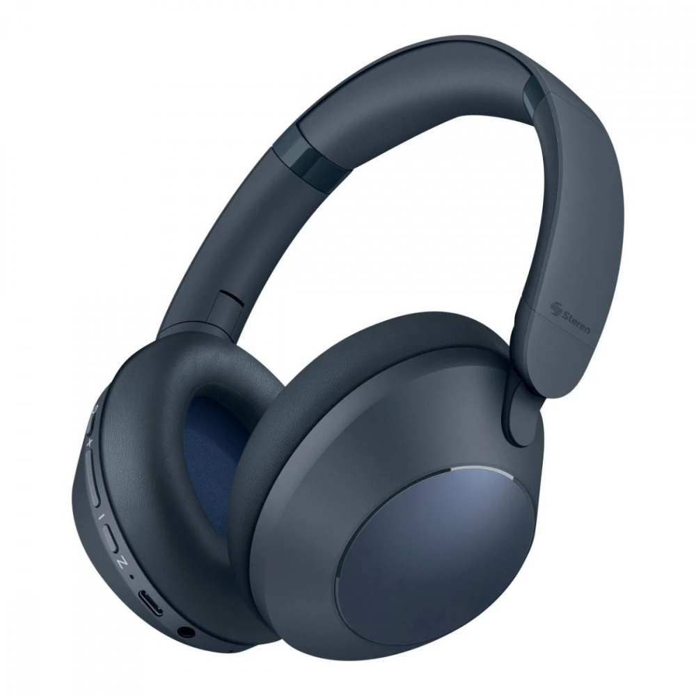 Steren Audífonos con Micrófono AUD-2560, Bluetooth, Inalámbrico, 3.5mm, Azul