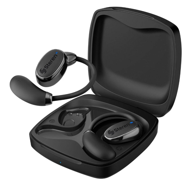 Steren Audífonos con Micrófono AUD-7150, Bluetooth, Inalámbrico, USB-C, Negro