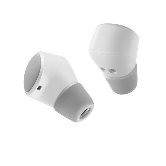 Steren Audífonos Intrauriculares con Micrófono FreePods, Inalámbrico, Bluetooth 5.0, Blanco