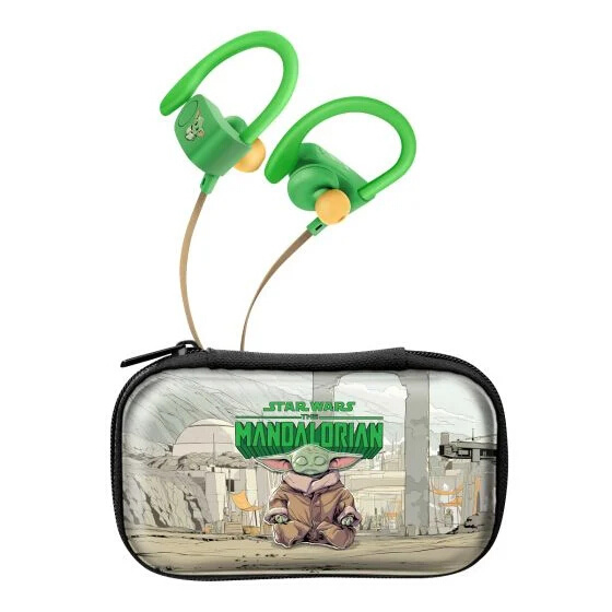 Steren Audífonos Intrauriculares con Micrófono Sport Free, Inalámbrico, Bluetooth, Grogu