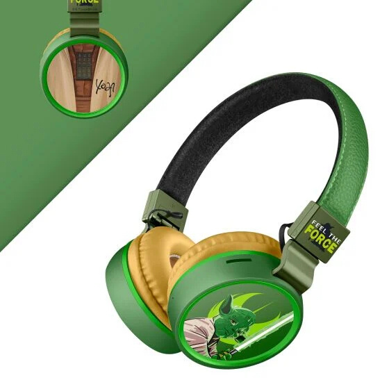 Steren Audífonos Yoda, Bluetooth, Inalámbrico, Verde