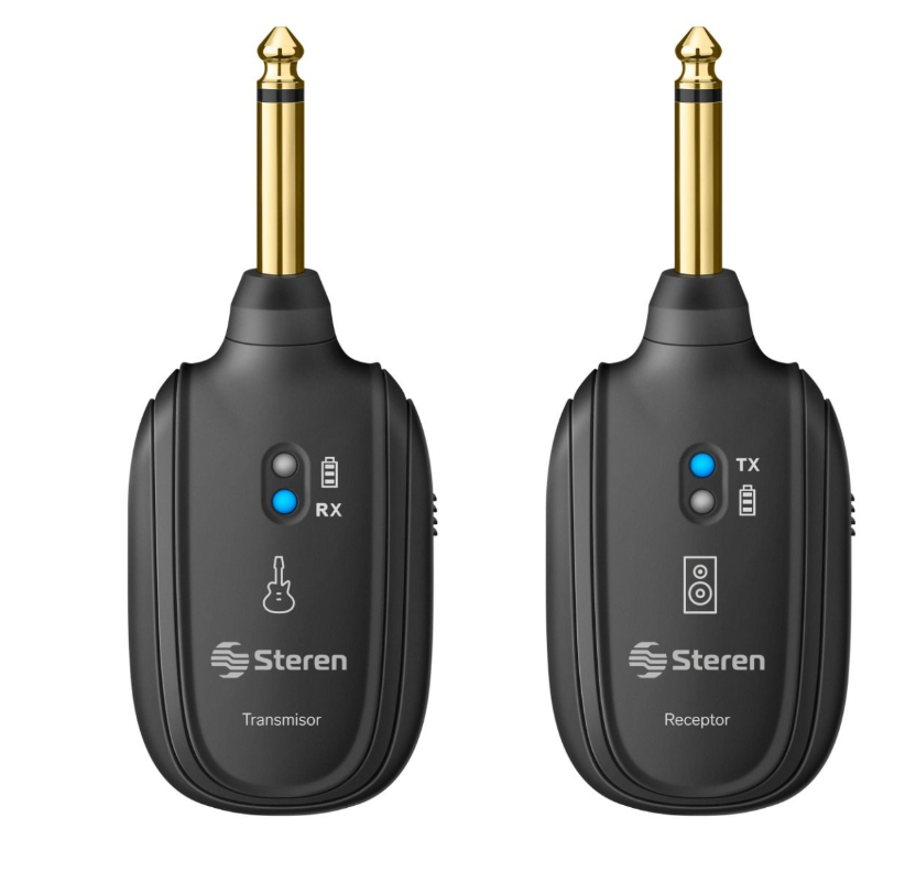 Steren Adaptador de Audio 6.35mm Macho - 6.35mm Macho