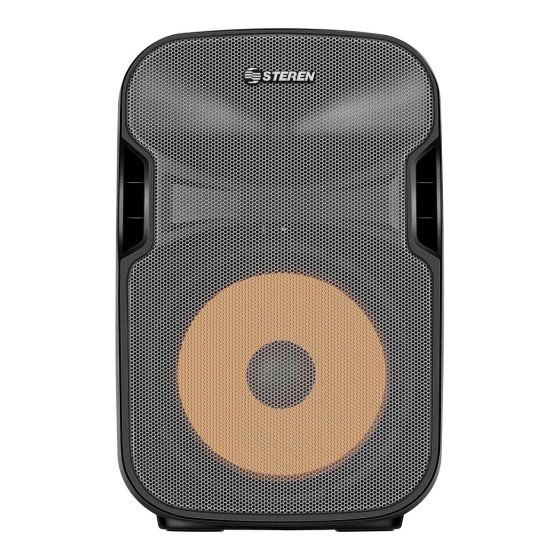 Steren Bafle BAF-1255BT, Bluetooth, Inalámbrico, 150W RMS, 2300W PMPO, Negro