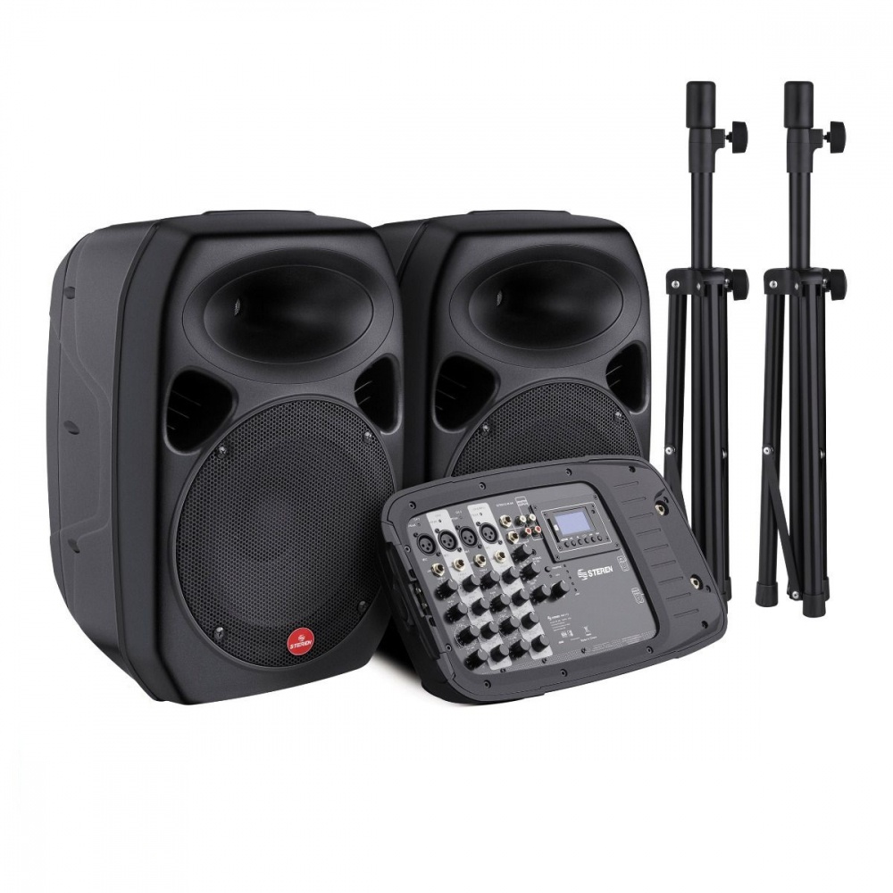 Steren Bafle Bluetooth Alámbrico/Inalámbrico 285W RMS BAF-520BT |  Cyberpuerta.mx