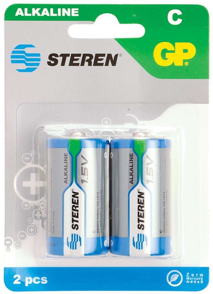 Steren Pila C, 1.5V, 2 Piezas 