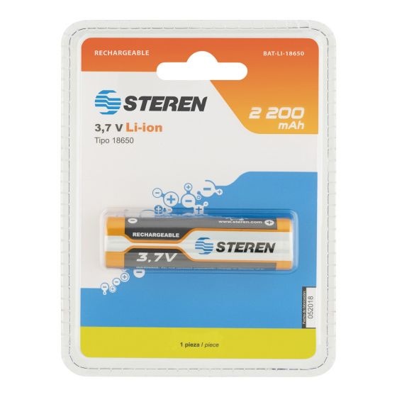 Steren Batería Recargable Li-Ion, 3.7V, 1 Pieza