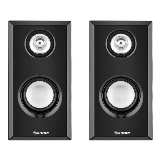 Steren Bocinas Vintage BOC-069, Alámbrico, 2.0, 70W PMPO, Caoba