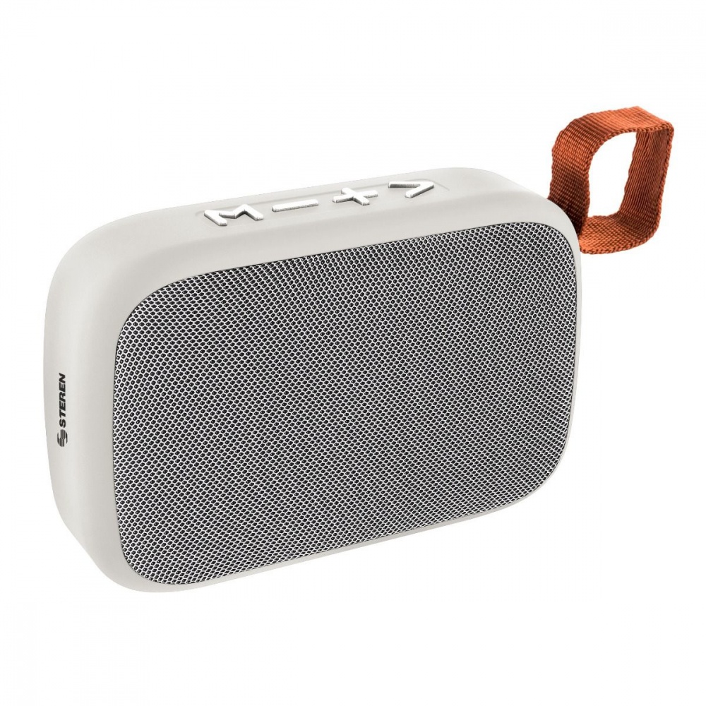 Steren Mini Bocina Portátil BOC-832, Bluetooth, Inalámbrico, 3W RMS, USB, Gris/Blanco