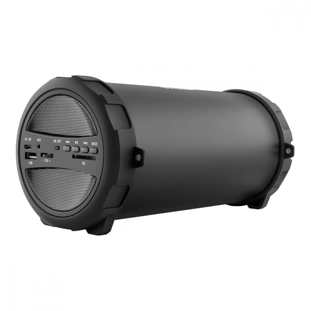 Steren Bocina Portátil Mini Bazooka, Bluetooth, Inalámbrico, 10W RMS, USB, Negro