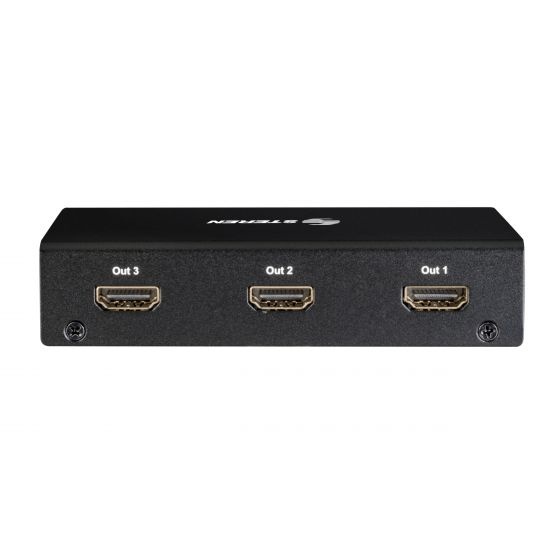 Steren Video Splitter HDMI, 4 Puertos HDMI, Negro
