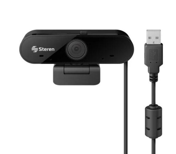 Steren Webcam COM-126, 2MP, 1920 x 1080 Pixeles, USB 2.0