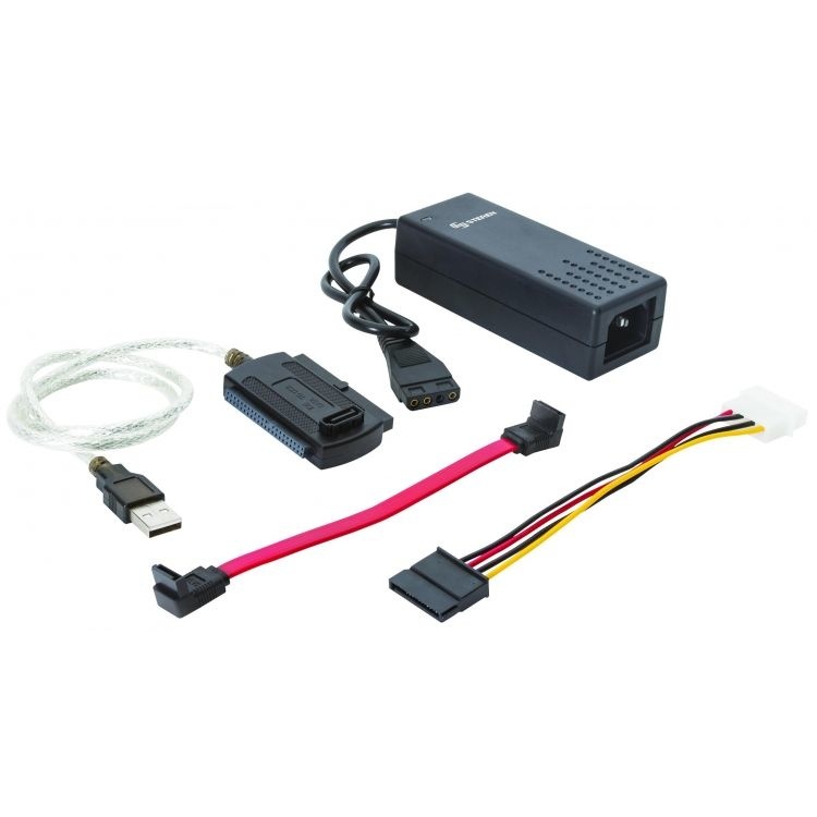Steren Adaptador USB 2.0 - SATA/IDE para Unidades de Disco de 3.5" y 2.5"