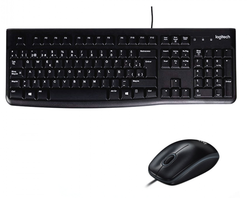 Kit de Teclado y Mouse Steren COM-6100, Inalámbrico, RF Inalámbrico, Blanco, Español