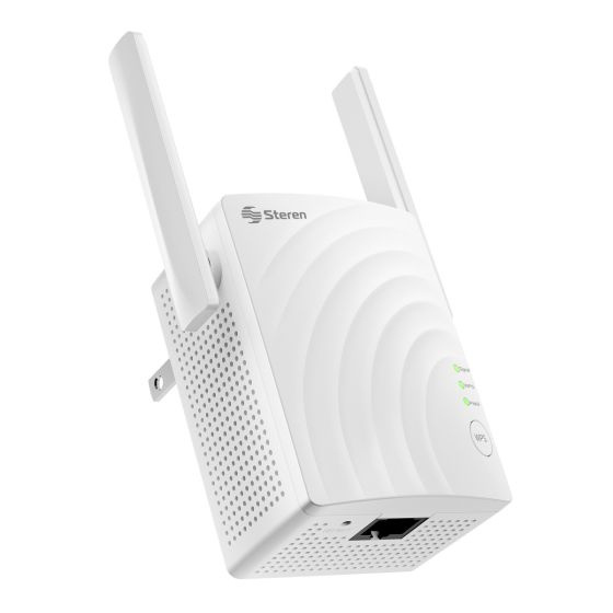 Steren Extensor de Señal WiFi de Banda Dual COM-8300, Inalámbrico/Alámbrico, 100 Mbit/s, 1x RJ-45, 2.4/5GHz, 2 Antenas Externas