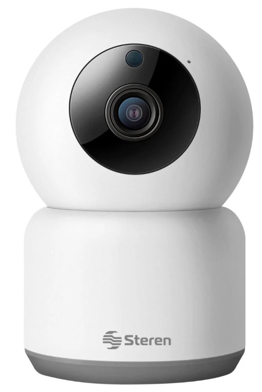 Steren Cámara de Seguridad IP Smart WiFi Domo para Interiores CCTV-218, Alámbrico/Inalámbrico, 1920x1080 Full HD, Día/Noche 