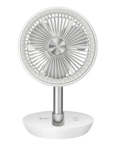 Steren Ventilador FAN-260BL, 4 Velocidades, 8", Blanco