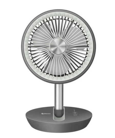 Steren Ventilador FAN-260GR, 4 Velocidades, 8", Gris