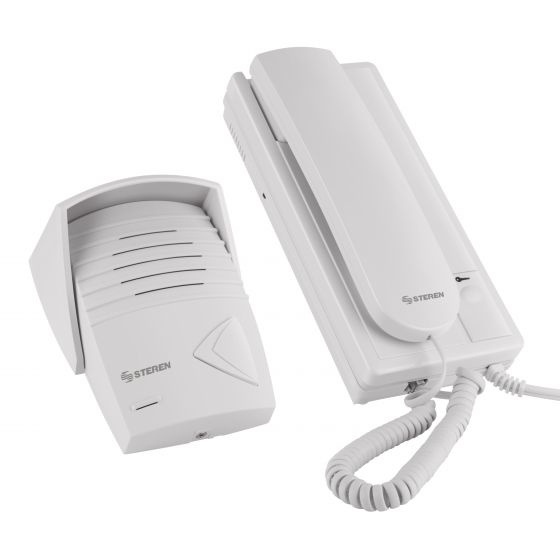 Steren Interfon INT-200, Altavoz, Alámbrico, Blanco