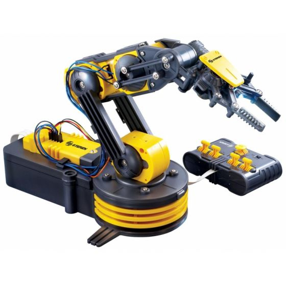 Steren Kit de Brazo Mecánico para Armar  K-680, hasta 100 gr, Negro/Amarillo