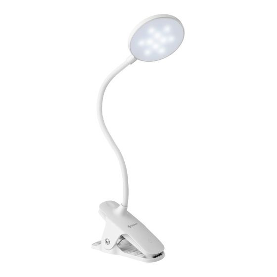 Steren Lámpara LED para Escritorio, Luz Fría/Neutra/Cálida, Blanco