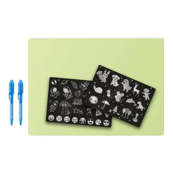 Steren Pizarrón Mágico 8.5" con Pluma, Negro