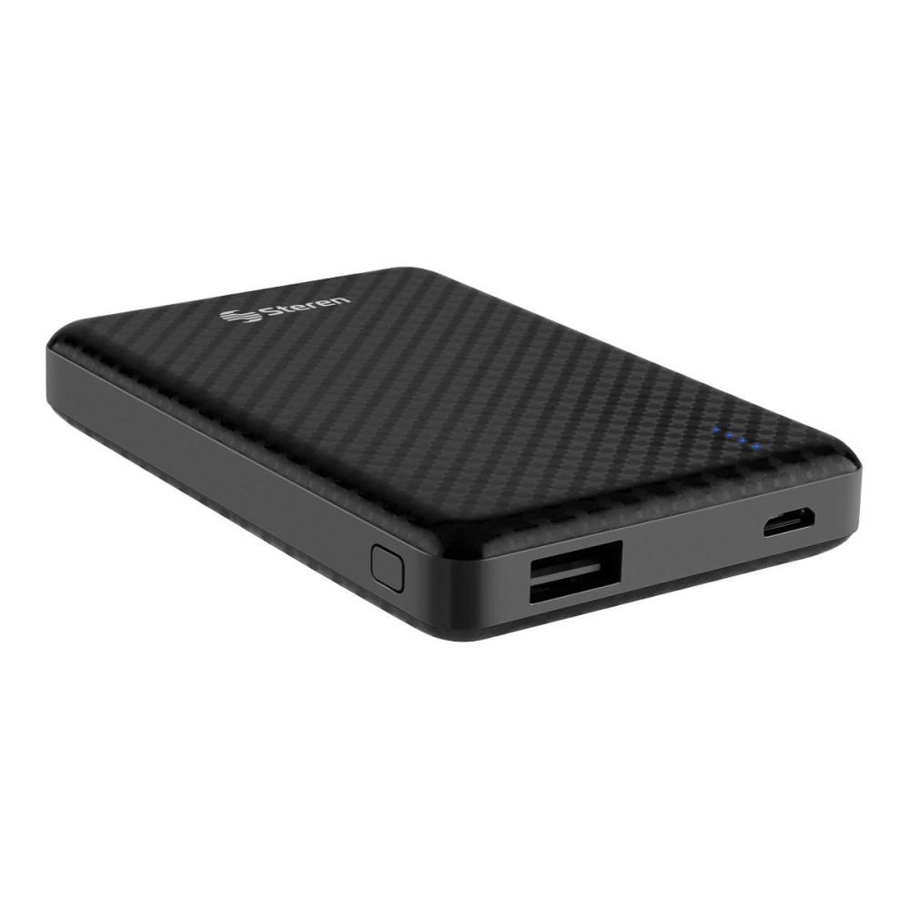 Cargador Portátil Steren Power Bank MOV-1058, 5000mAh, Negro