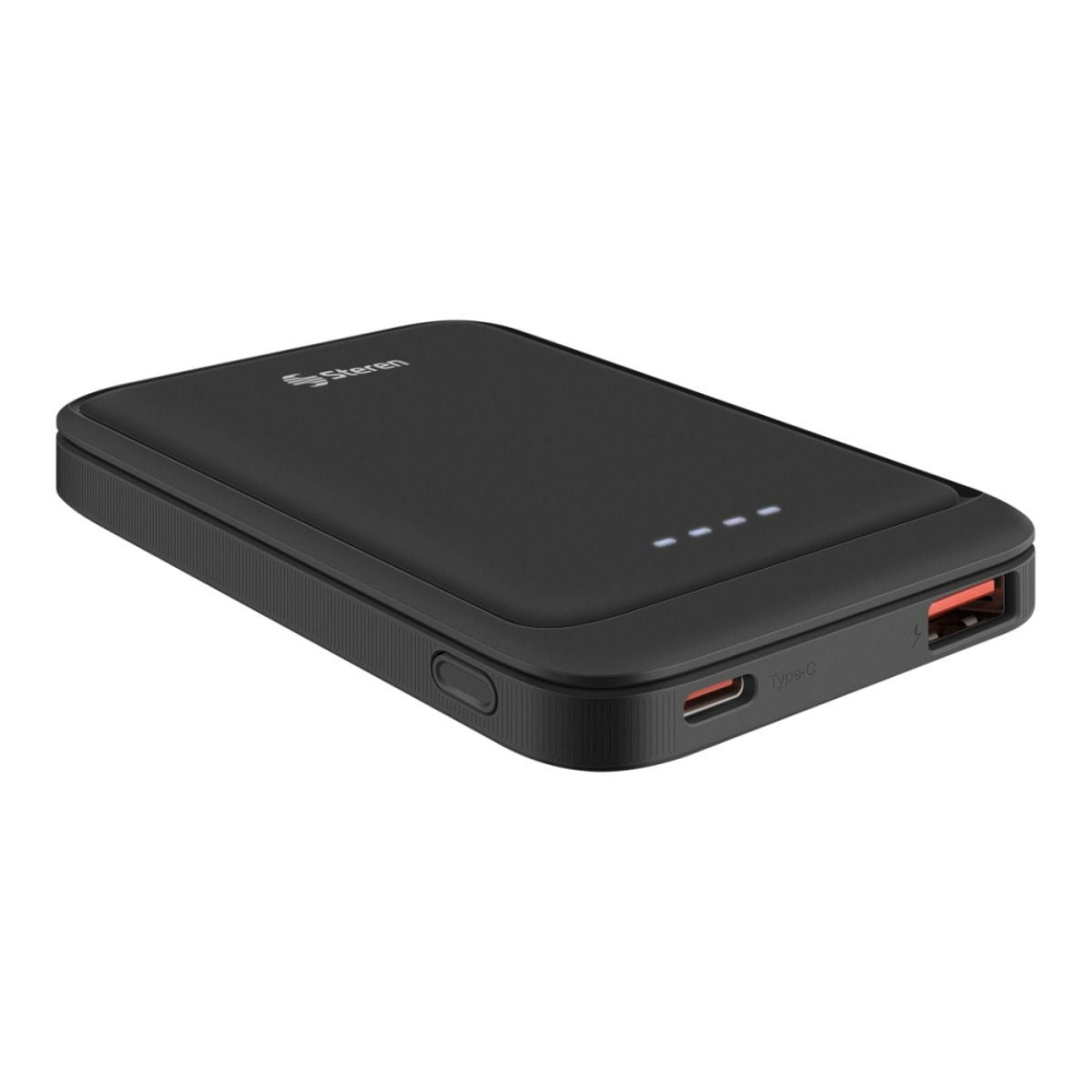 Cargador Portátil Steren Power Bank PB-S005, 5000mAh, Negro