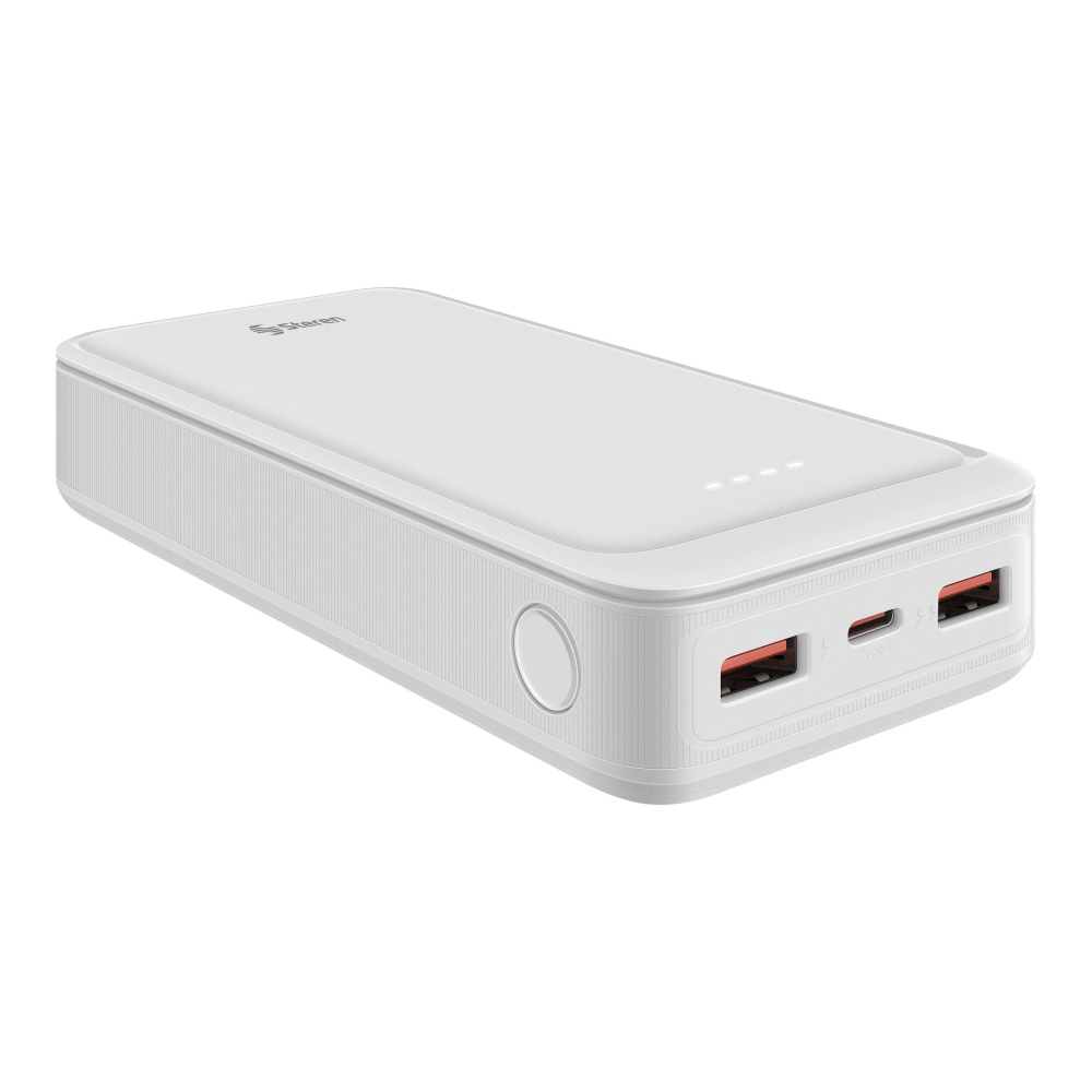 Cargador Portátil Steren Power Bank PB-S020-BL, 20Ah, Blanco
