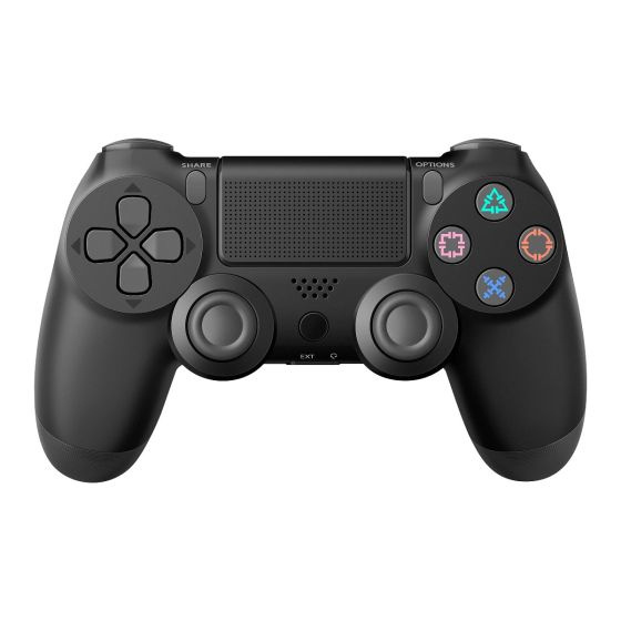 Steren Gamepad PS4-200, Inalámbrico, Negro/Gris, para PlayStation 4