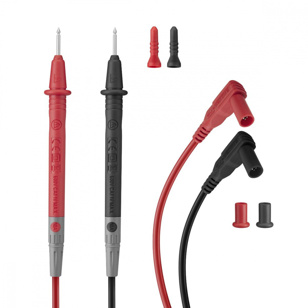 Steren Puntas de Prueba PUN-530, Negro/Rojo