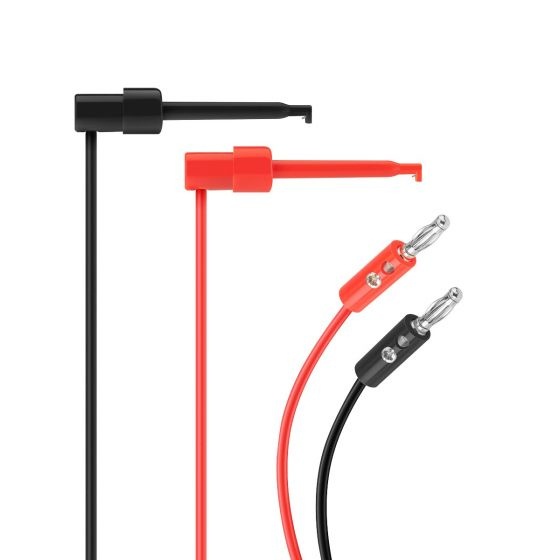 Steren Puntas de Gancho para Multímetro PUN-535, 1 Metro, Negro/Rojo