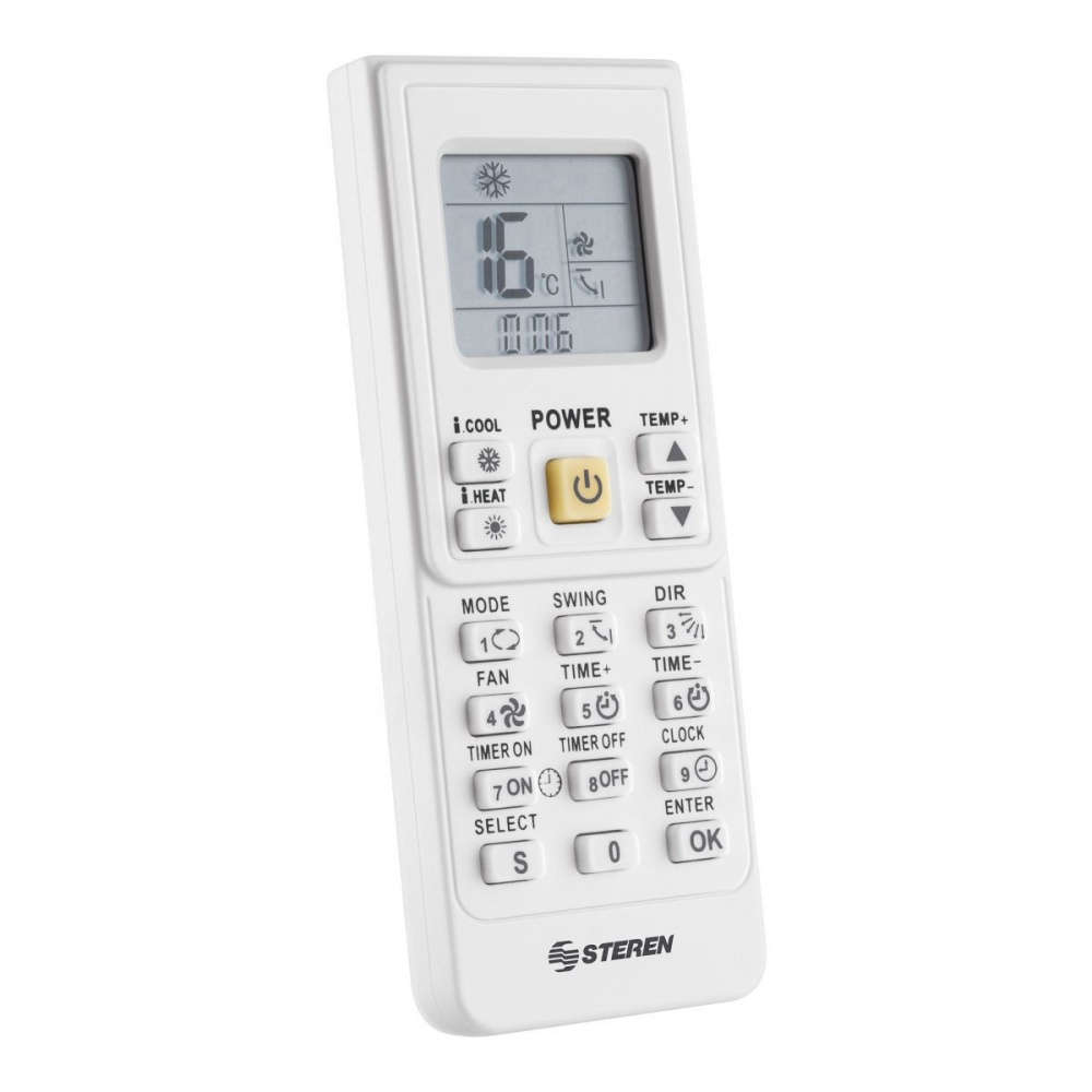 Steren Control Remoto Universal para Aire Acondicionado RM-505, Blanco