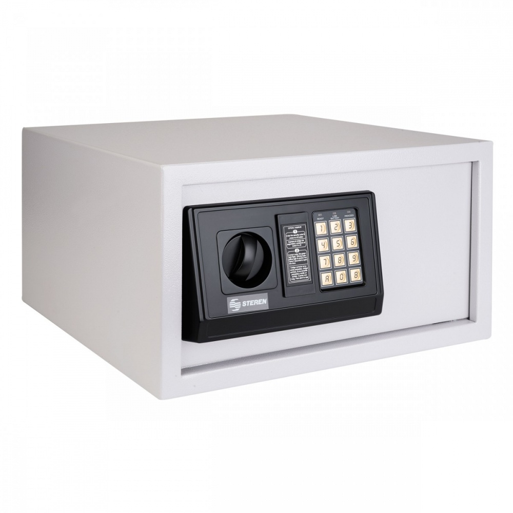 Steren Caja Fuerte SEG-515 con Teclado, Negro/Gris