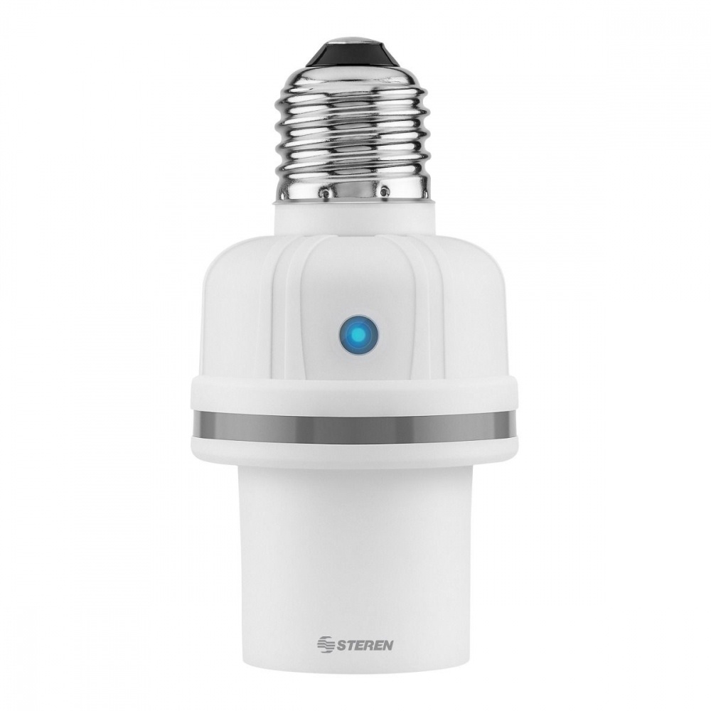 Steren Socket Inteligente para Foco SHOME-125, Wi-Fi, máx. 60W, Blanco