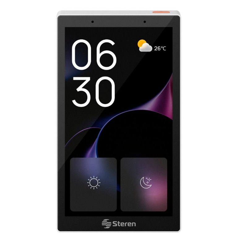 Steren Panel de control PC50, Wi-Fi, Negro