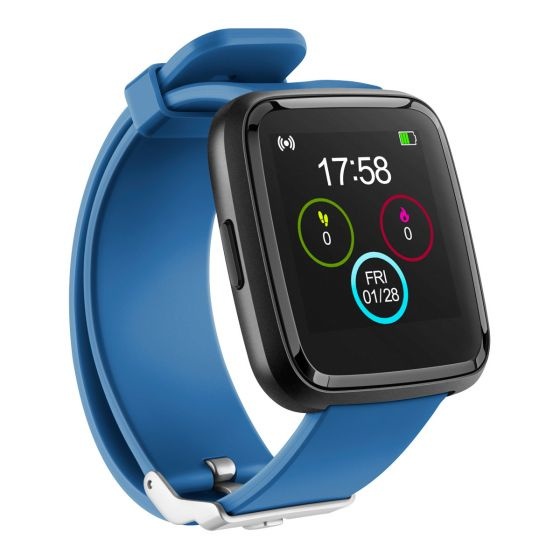 Compra Steren Smartwatch Touch Bluetooth Android/iOS, Azul SMART BAND
